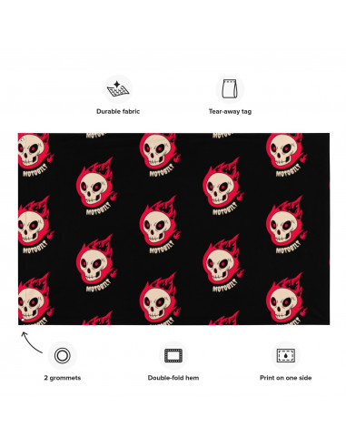 BANDERA MOTOBILT SKULLS ON FIRE