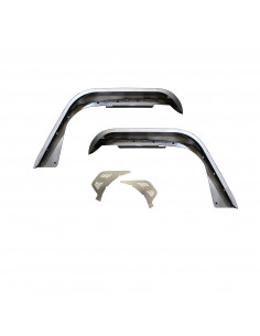 GUARDABARRO DELANTERO HATCHET HIGH LINE 2" FLARE ACERO JEEP JL/JLU/JT MOTOBILT