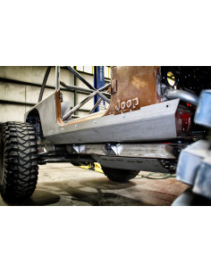 15" Stretch Boat Side Rocker Guards for Jeep YJ