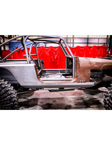 15" Stretch Boat Side Rocker Guards for Jeep YJ