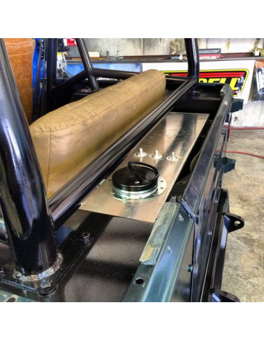 Behind the Seat Fuel Cell w/ -AN Fittings And Mount for Jeep YJ