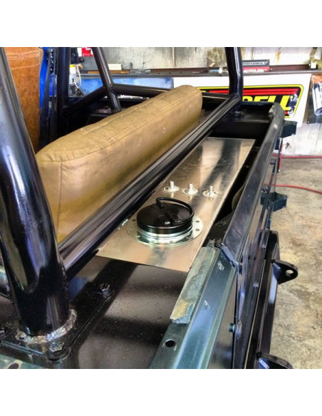Behind the Seat Fuel Cell w/ -AN Fittings And Mount for Jeep YJ