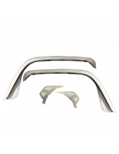 Crusher Front Fender Flares for Jeep JL/JLU/JT Gladiator - Steel