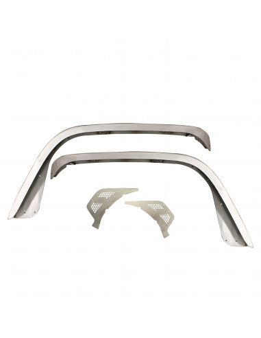 Crusher Front Fender Flares for Jeep JL/JLU/JT Gladiator - Steel