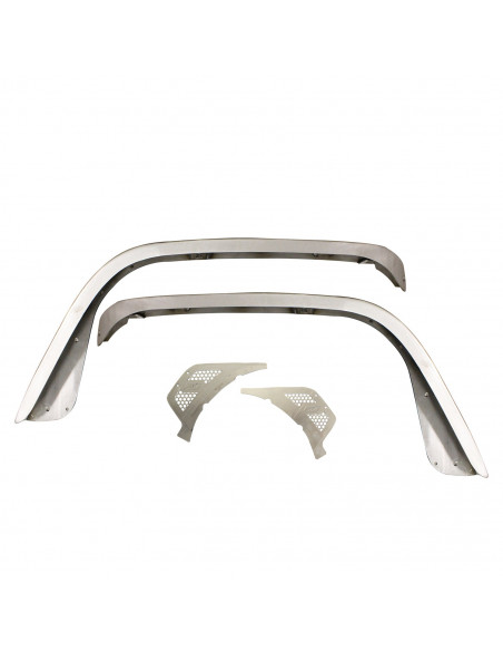 Crusher Front Fender Flares for Jeep JL/JLU/JT Gladiator - Steel