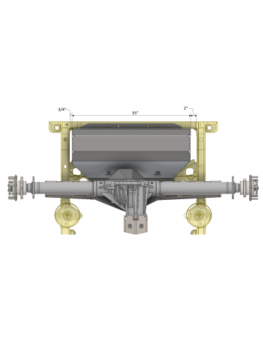 Stretch Underbody Fuel Cell for TJ / LJ - Fuel Cell Only