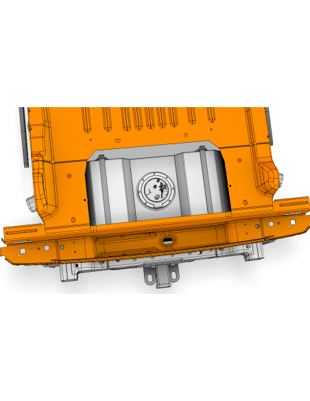 Rear Mount Fuel Cell Access Hatch for Jeep JL