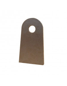 14GA Tab with 3/8" Hole - 1 Inch 2