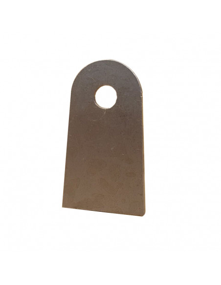 14GA Tab with 3/8" Hole - 1 Inch