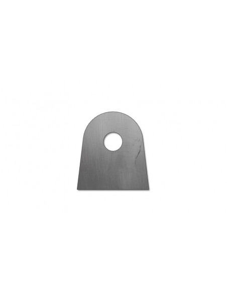 14GA Tab with 3/8" Hole - 2 Inch