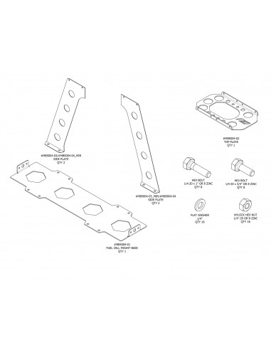 Fuel Cell Mount for RCI 2171 F
