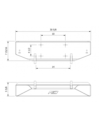 Front Stubby Bumper for Jeep CJ