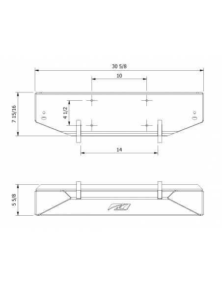Front Stubby Bumper for Jeep CJ