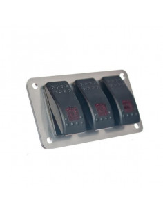 3 Hole Aluminum Switch Panel 2