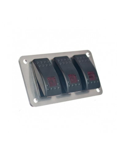 3 Hole Aluminum Switch Panel