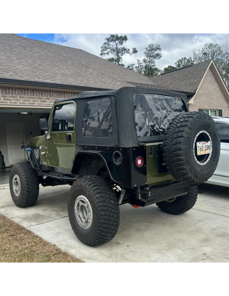 Crusher Rear Fender 4" Flare for Jeep TJ/LJ