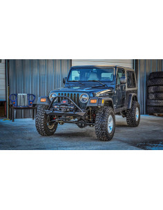 Mid-Width Front Bumper w/ stinger for Jeep YJ / TJ / LJ 2