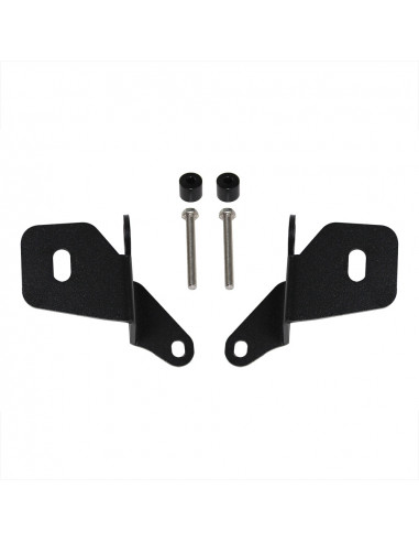 A-Pillar Light Mount Kit for Jeep JL/JT - Raw Steel